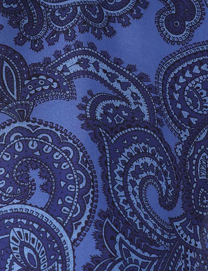 Women Zimmermann Tops Ottie Relaxed Shirt Blue Paisley