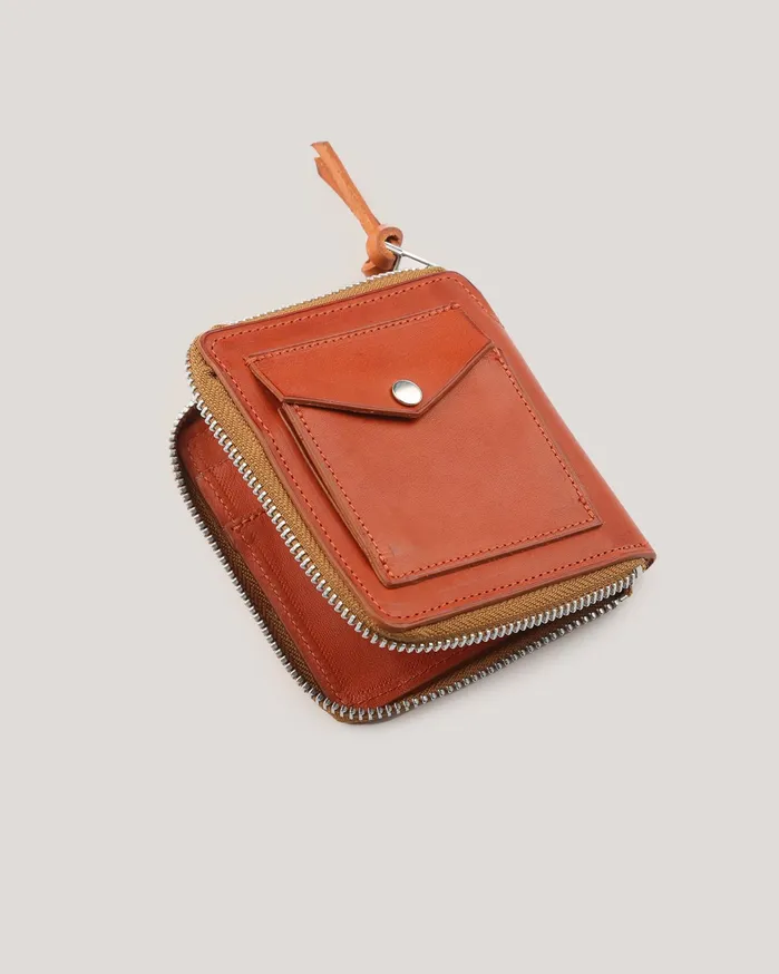 Women Zip Wallet Tan YMC Bags and Wallets