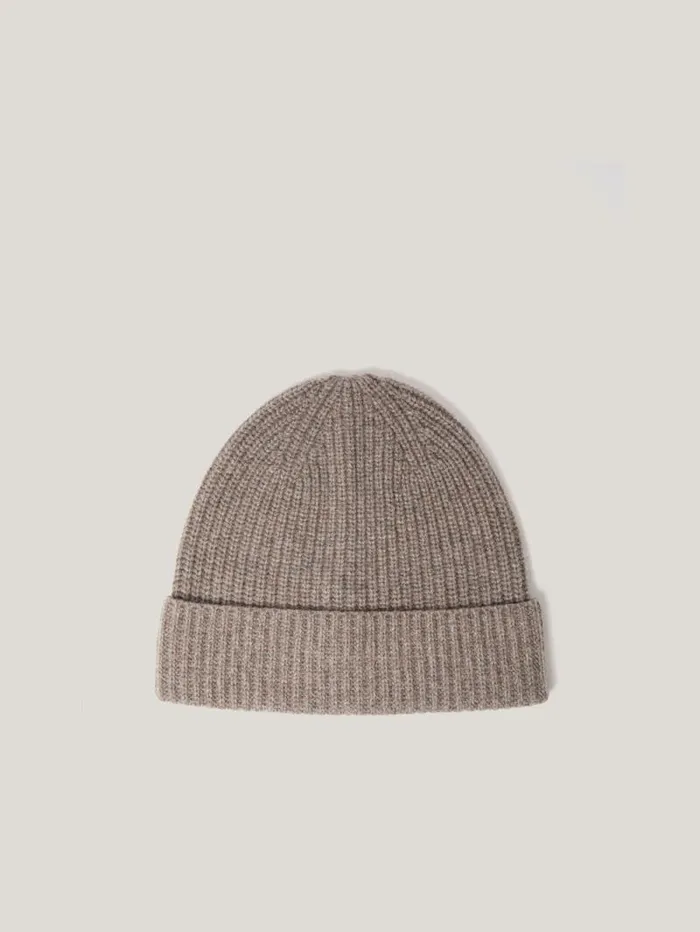 Wool Cashmere Blend Beanie Oatmeal Women Jigsaw Hats and Gloves