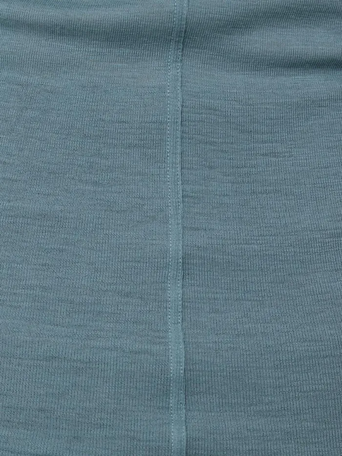 Wool Jersey Polo Neck Top Water Blue Women Jigsaw Knitwear and Cashmere