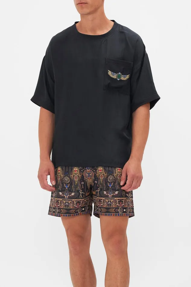 WOVEN TSHIRT CARTOUCHE KINGDOM Cartouche Kingdom Mens Camilla Tops