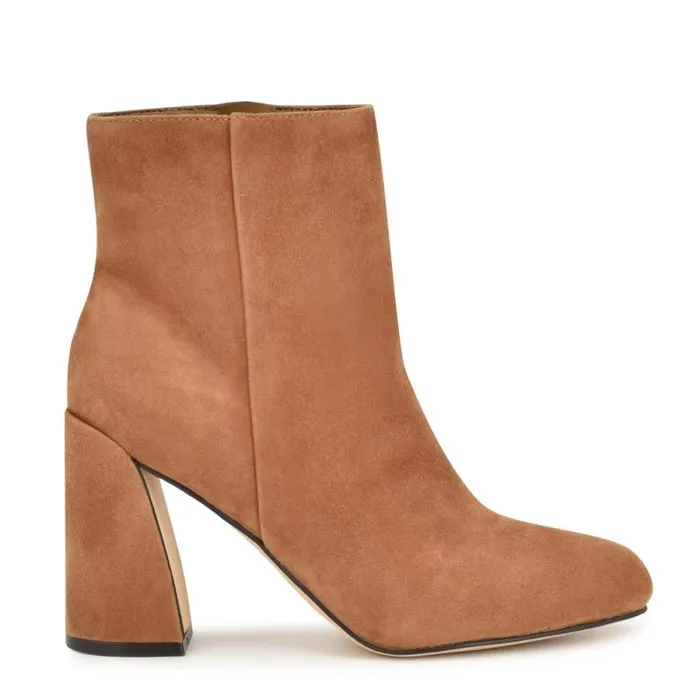 Yast Dress Booties Medium Natural Women Nine West Boots and Booties